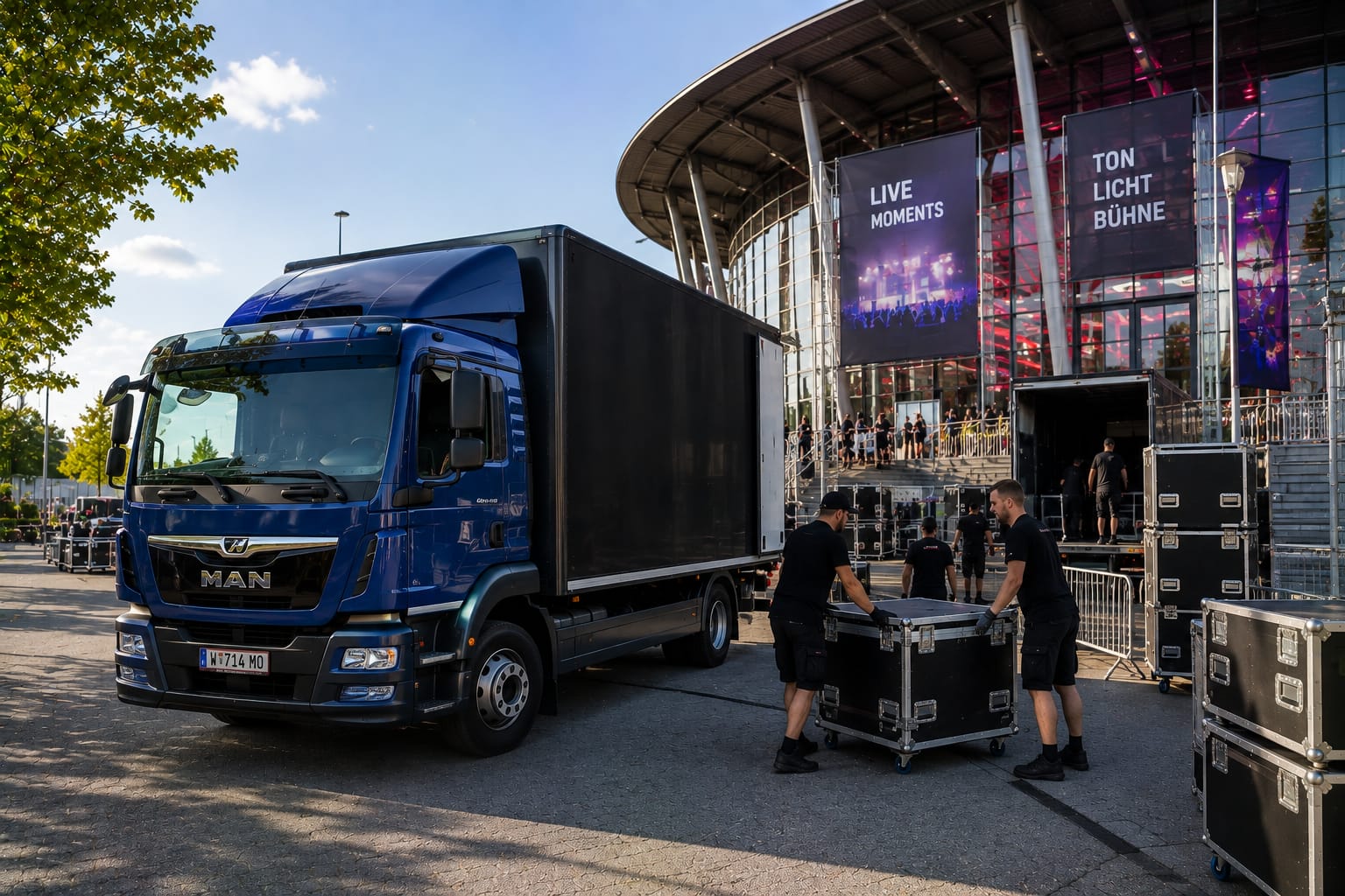 Konzerttransport: Equipment sicher ans Ziel